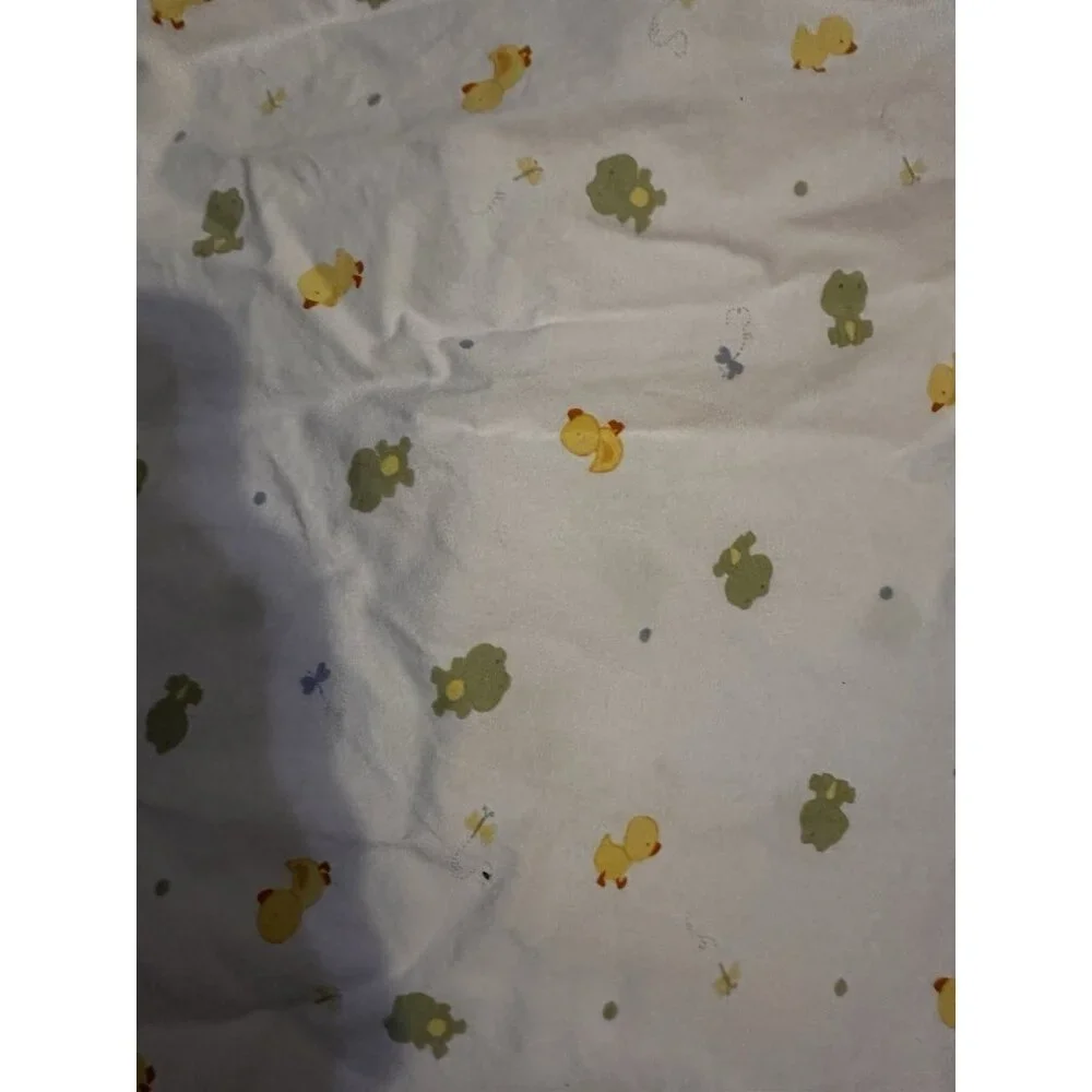 Carter’s Just One You Dragonflies Frogs Ducks RARE PATTERN‎ Fitted Crib Sheet